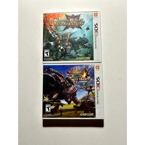 3DS Video Game Monster Hunter Bundle Lot🔥 Nice shape!