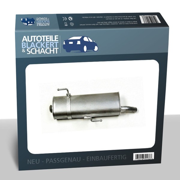 Auspuff Endtopf für Peugeot 206 SchräGheck 206 Van-image