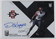 2017 Panini Elite Draft Picks Draft Picks Auto Damontae Kazee #251 Auto 1b8