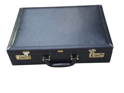 π Vintage Cadrelli Leather Briefcase with Lock β Executive Style! - Foto 8 di 8