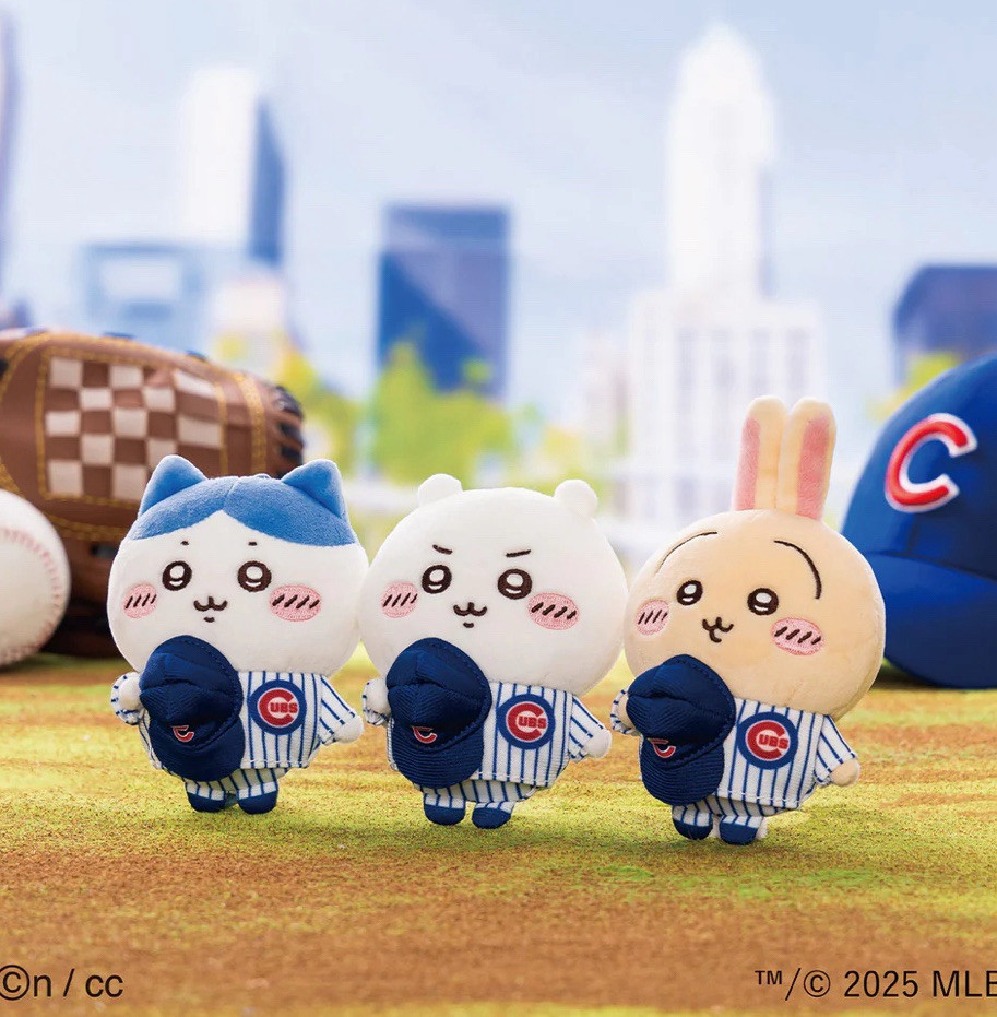Chiikawa x MLB Tokyo Series Cubs Mascot 3 Set NEW usagi hachiware