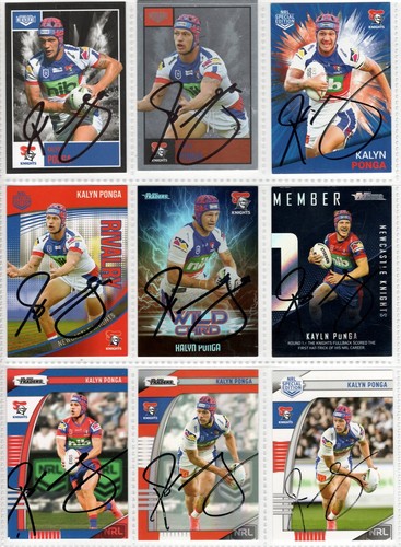🔥 Kalyn Ponga In Person Autograph Collection (31 Cards) 🔥 - Picture 2 of 4