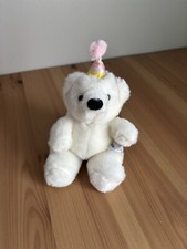 Vintage Russ Berrie Lil Marshmallow Party Polar Bear Plush Made In Korea