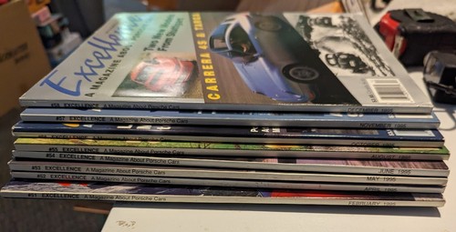 1995 - 8 Excellence Porsche #51-58 Complete Magazine Near Mint - Picture 11 of 11