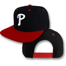 Philadelphia Phillies Snap Back Cap Hat Phi Embroidered Adjustable Flat Bill