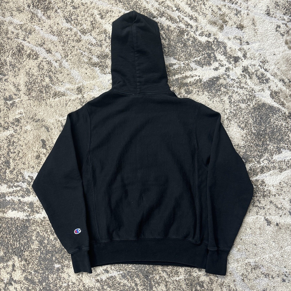 Champion Reverse Weave Hoodie Black Size Small | eBay