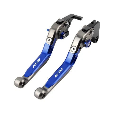For 2015-2023 Yamaha YZF R3 Accessories Folding Extendable Brake Clutch Lever B1