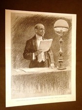 Teatro Lirico di Milano nel 1910 Gabriele D'Annunzio Discorso Dominio dei cieli