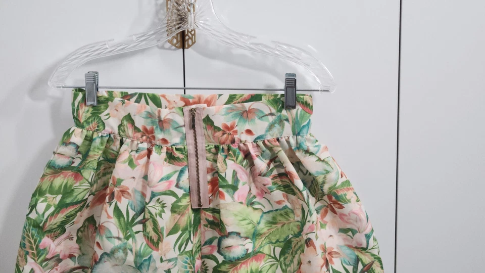 Pili Carrera Girls Skirt Size 12 Floral Short - Image 3 of 4