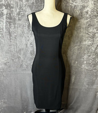Venus Dress Small Black Minimalist Tank Bodycon Evening Goth Tank Dress
