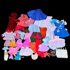 Large lot of Vintage Baby Doll Clothes Unmarked Various Sizes 43 Pieces
