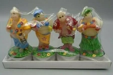 Interior Accents Summer Festival Collection Luau People Tealight Candles 