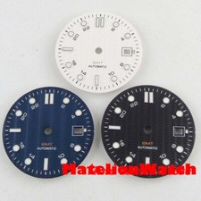 31mm Watch Dial Date Fit ETA 2824 Miyota 8215 Mingzhu 2813 3804 Black/White/Blue