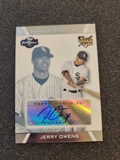 JERRY OWENS 2007 Topps Co-Signers SILVER /225 auto signature white sox