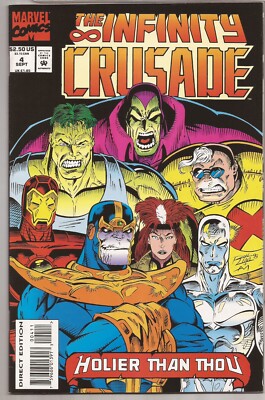 INFINITY CRUSADE #4   DIRECT EDITION   RON LIM COVER ART   MINI-SERIES - 1993