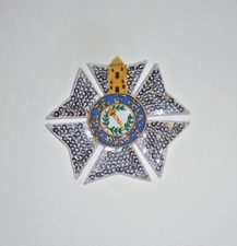 Portugal Kingdom Catholic Medieval Knight Merit Royal Order Tower Sword Star EU