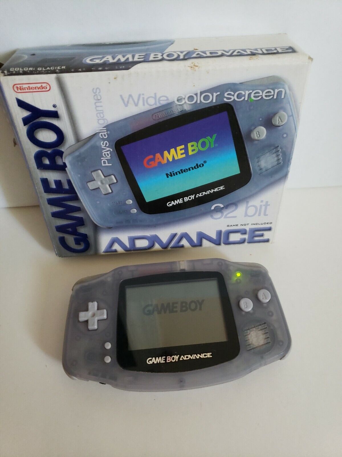 Nintendo Gameboy Advance Glacier Clear AGB-001 |