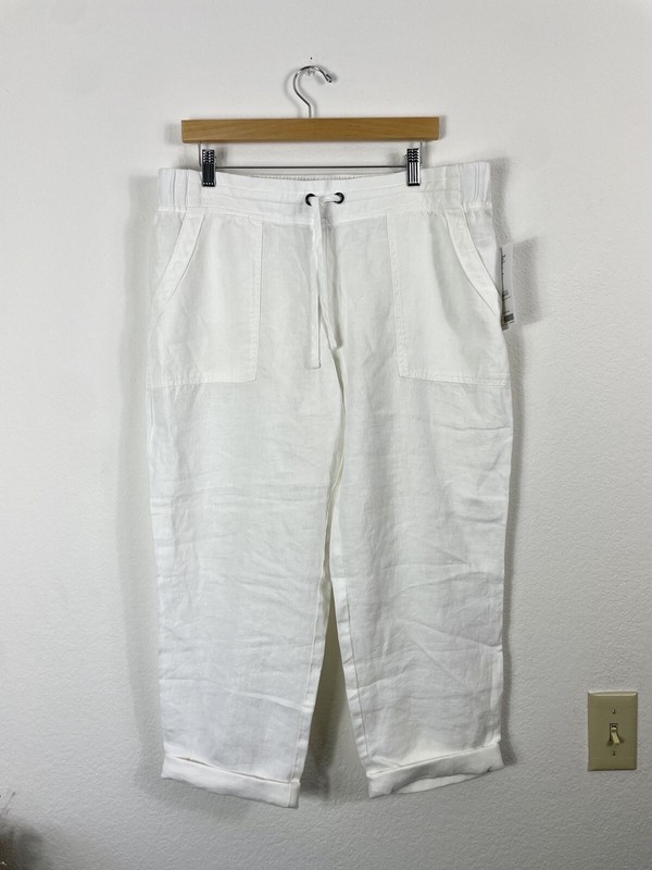 NWT Athleta Linen Ankle Pant Size 16