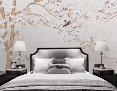 3D Branch Bird ZHUA858 Wallpaper Wall Murals Removable Self-adhesive Ann 24