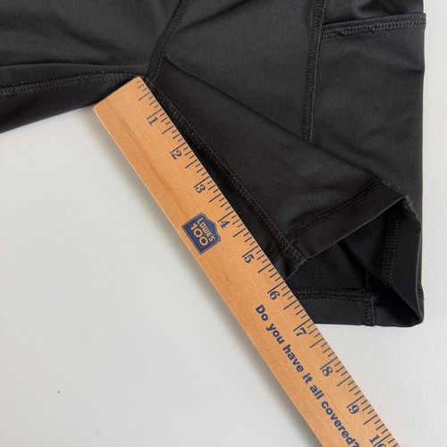 Athletic Works Girls Black Biker Shorts Pockets Activewear Size S (6-6X) - Picture 6 of 8