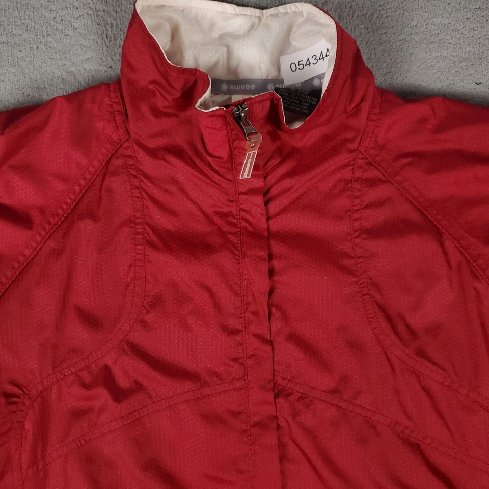 Chaqueta cortavientos Sunice para hombre talla XL roja vintage de golf cremallera completa Foto 2 de 4