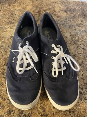 KEDS Women's Navy Dream Foam Memory Canvas Sneakers