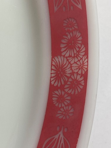 5 Vintage Pyrex 11.5" Pink Flamingo#793 Platter W/Leaf Design Oval Set Lot of 5 - Picture 22 of 23