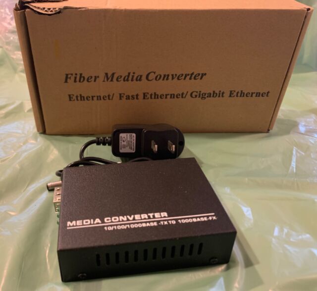 copper to fiber media converter