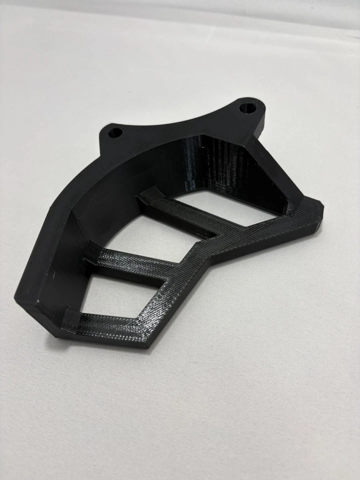 Protector de cubierta de cadena de piñón delantero para moto de cross Yamaha YZ125 1993-2004 | negro Foto 3 de 4