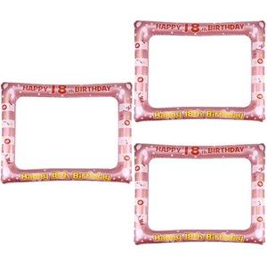 3 Pcs Cadre Photo Ornement Pour Cadeau Decor D Anniversaire Partie Ebay