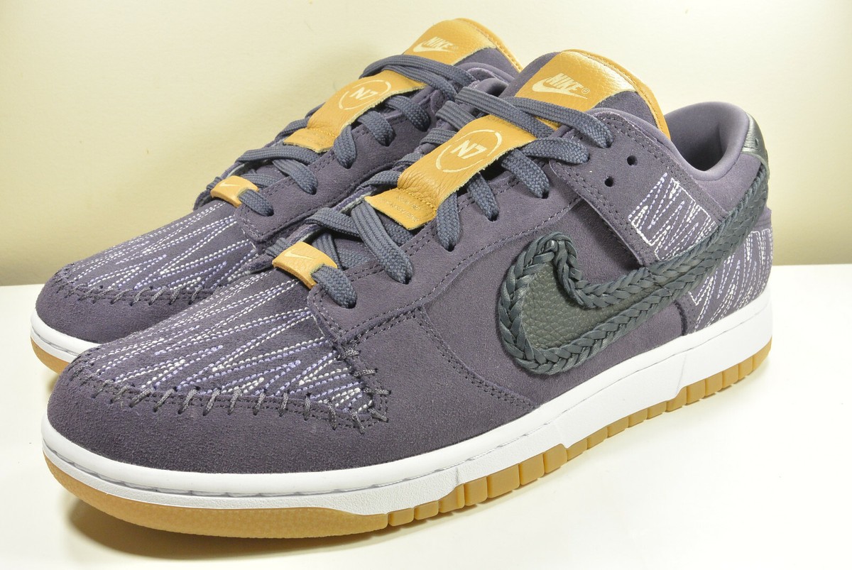DS NIKE 2021 DUNK LOW N7 DARK RAISIN OFF NOIR WHEAT 11.5 | eBay