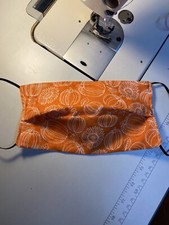 Halloween/ Fall Pumpkins Orange, COTTON FACE MASK