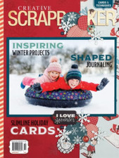 CREATIVE SCRAPBOOKER MAGAZINE  WINTER 2021/22  SLIMLINE HOLIDAY CARDS