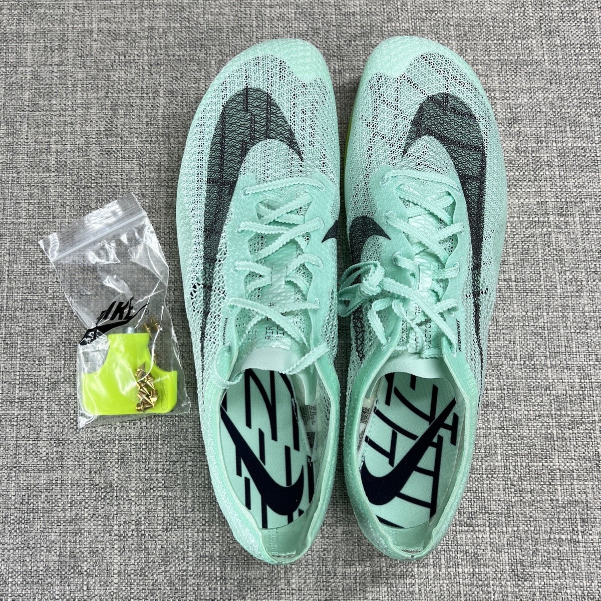 NWT Men’s Nike Air Zoom‎ X Victory Mint Foam Spike Track Athletic Shoes Nike Air Zoom Maxfly Track Spikes Mint Foam | Mercari main image 2