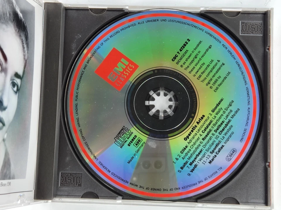 Callas Opera Arias CD - EMI Classics - Image 2 of 3
