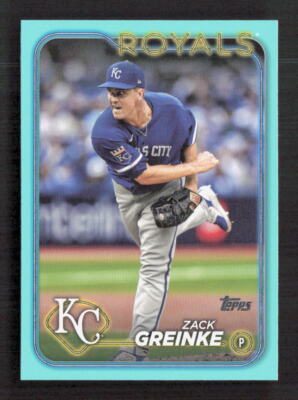 2024 Topps Series 2 #610 Zack Greinke Aqua Fanatics Exclusive | eBay
