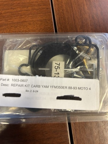 1988-93 Yamaha YFM350ER All Balls Carburetor Rebuild Kit 1003-0607 NEW WM13I - Picture 4 of 6