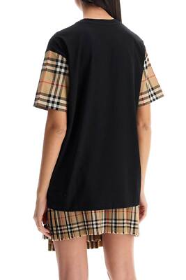 T-shirt with Check sleeves BURBERRY Woman Tg. M 8073028