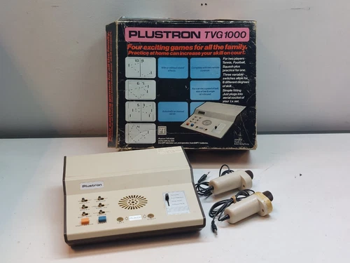 Vintage Plustron TVG1000 with Original Box - Untested