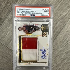 TyTy Washington Jr. 2022-23 Leaf Trinity RPA XRC AUTO #d 6/10 Kentucky PSA 9🔥