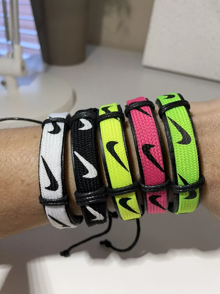 Nike Unisex Sports Leather Cord Tribal Bracelet Wristband