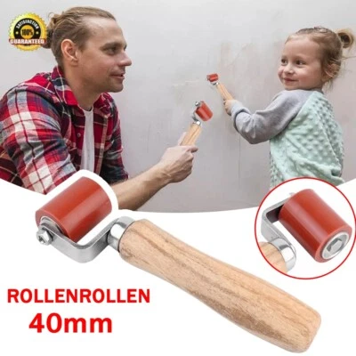 Hand Andrückrolle Dachdecker Hitzebeständig Silikon Andrückwalze Werkzeug 40mm - Bild 1 von 4