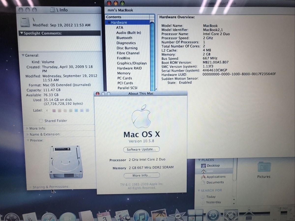 Apple MacBook A1181 13