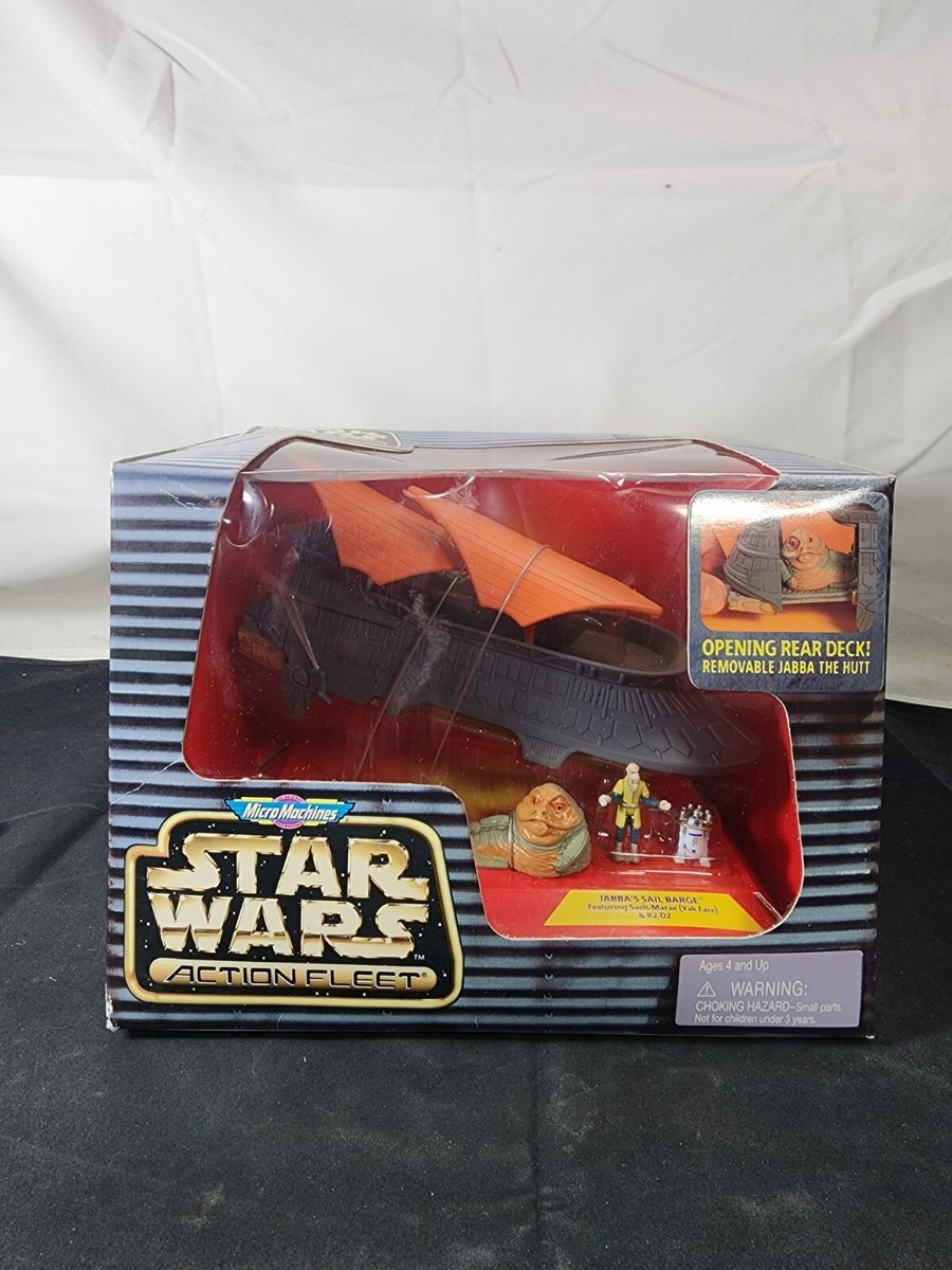 Micro Machines Star Wars Action Fleet Jabba's Sail Barge Non Mint