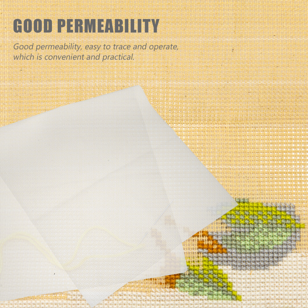 3 Pc Pva Embroidery Water Soluble Cloth Stabilizer Cross Stitch eBay