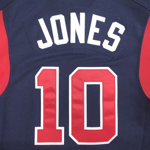 NWT Chipper Jones 2003 Mitchell & Ness Atlanta Braves BP Jersey 40 Medium $130 - Picture 6 of 6