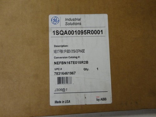 GE Circuit Breaker NEFBN16TE015R2B FB Breaker ABB NEXT FBN - Picture 2 of 6