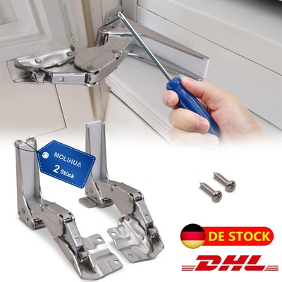 2x Scharnier Türscharnier Kühlschrank geeignet für BOSCH SIEMENS Neff 00481147