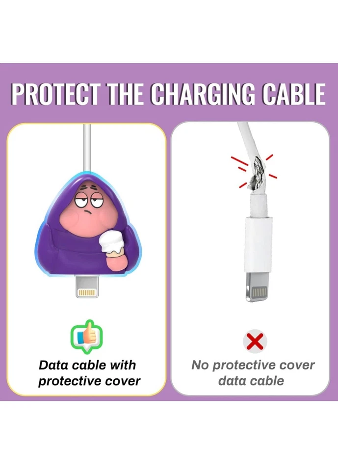 Shiba 3D Cute Cartoon For iPhone 18W 20W Charger and Cable Protector - Image 2 of 4
