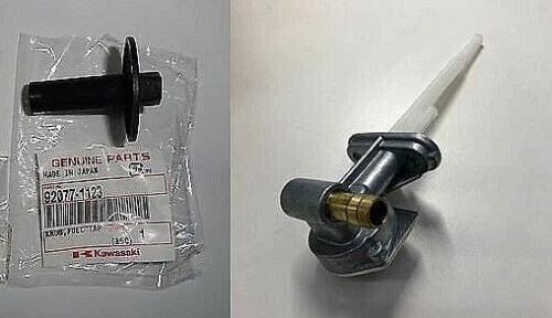 川崎忍者 ZX-6R ZX-9R ZZR600 燃油龙头 Petcock + KNOB 全新正版原始设备制造商零件* — 第 2/4 张图片